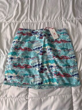 Vineyard Vines St. Barths Pool Side Scene Skirt